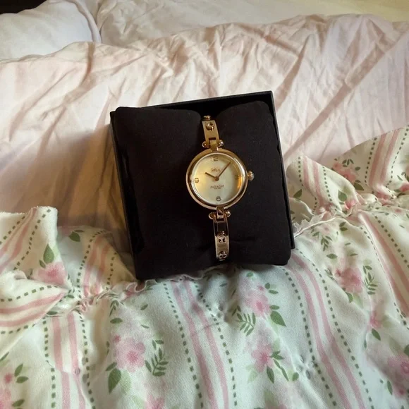 Coach Bangle Gold-Tone Women's Watch - Picture 2 of 6